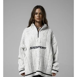 Sisters and seekers chunky knit sweater